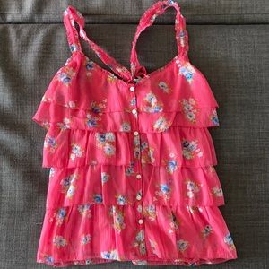 Abercrombie and Fitch pink tank top